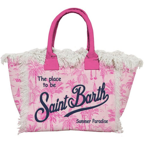 Tasche Vanity Canvas Large "Saint Beach" pink