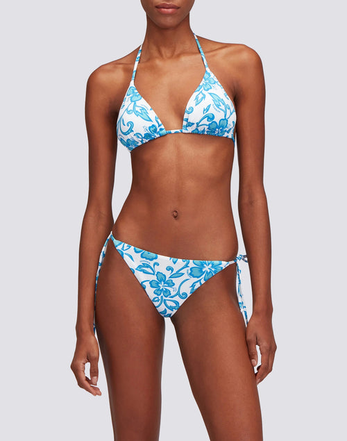 Bikini Jennifer "Hawai" türkis/weiß