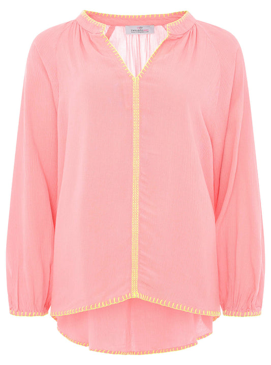 Bluse "Neon Stitch"