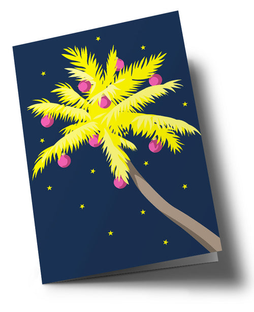 Klappkarte mit Kuvert "X-Mas Palm"