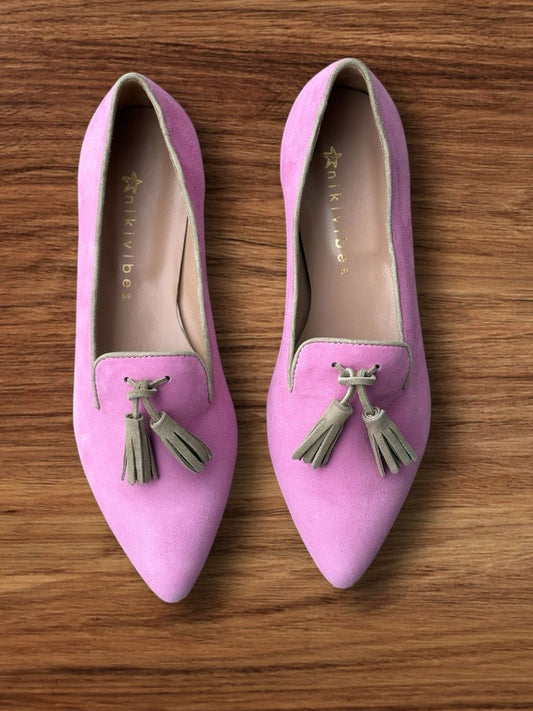 Tassel Loafer Rosa/Ecru