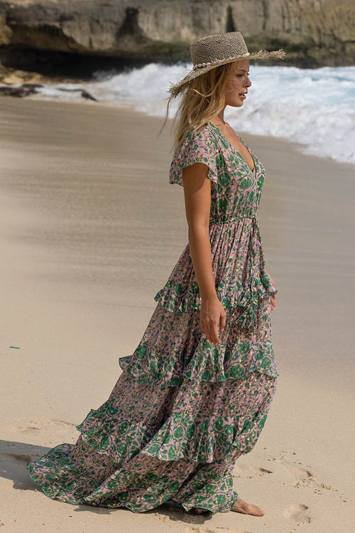 Dress Icy soft pink/green