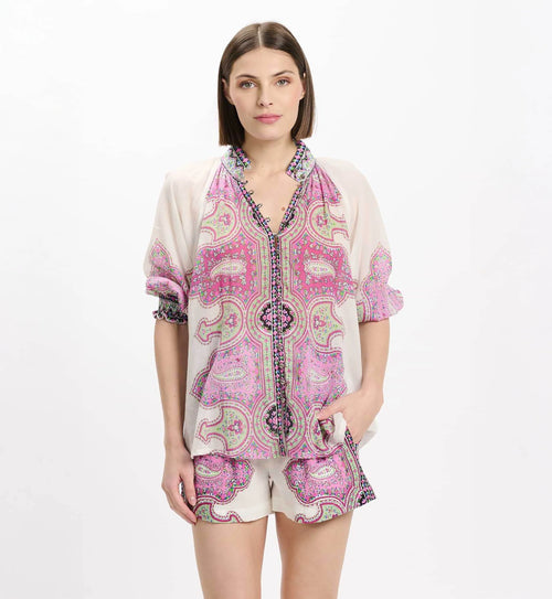 Bluse aus Baumwollvoile "Dulce"