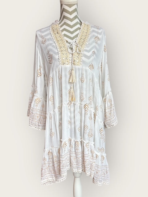 Short Dress "White Summer"