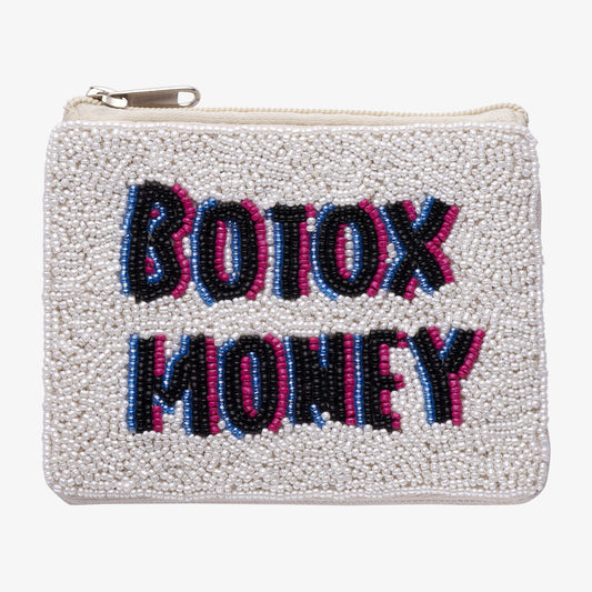 Coin Bag" Botox Money" white