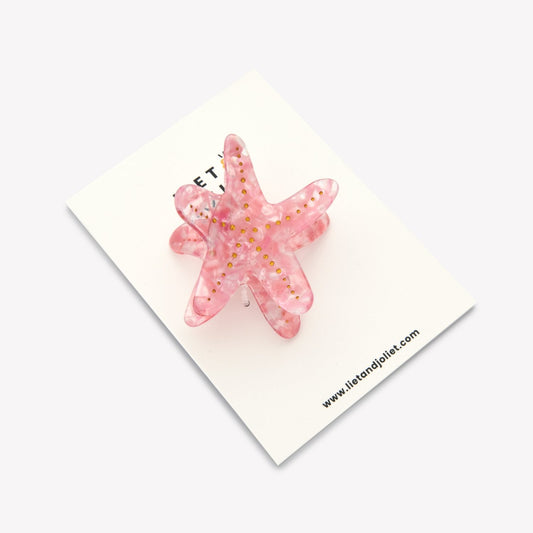 Haar Klammer Big "Seestern"