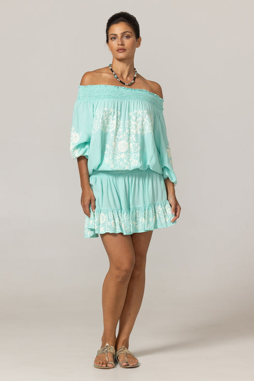 Dress Aleyna aqua