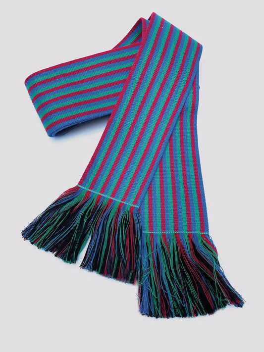 Gürtel Multi Stripes blue/red/green