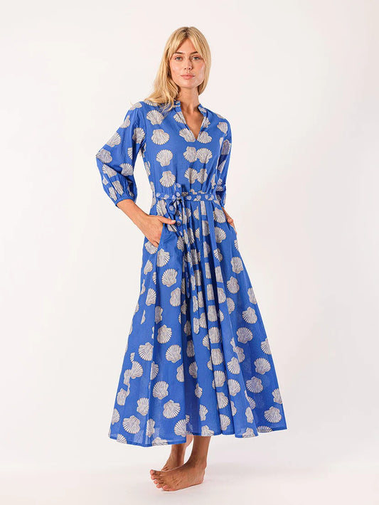 Marigold Dress "Blue Shell"