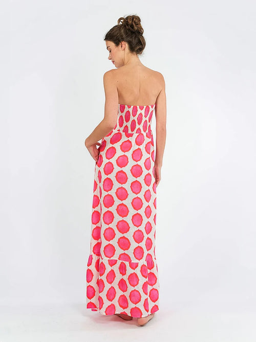 Caraway Dress Ikat pink/orange