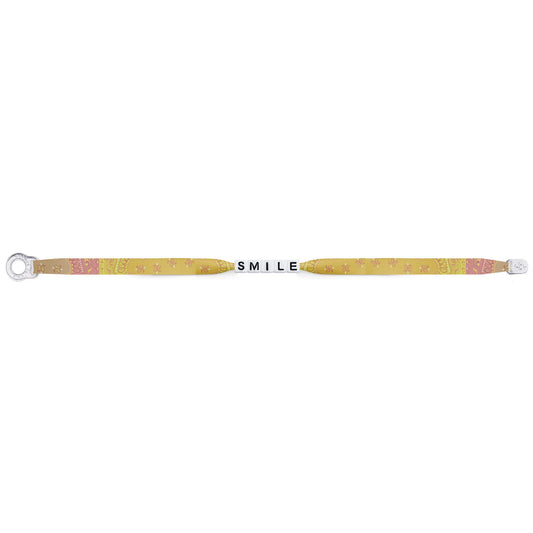 Sorbet Silk Bandana Bracelet "Smile"