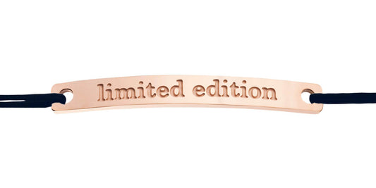 Sprucharmband  limited edition rosegold