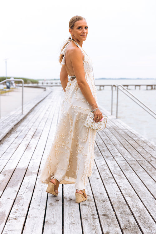 Pahiesa Long Dress "Formentera" ecru