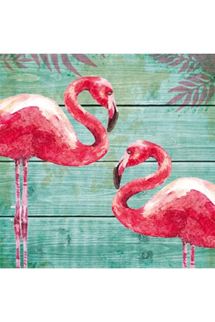 Servietten Summer Flamingo